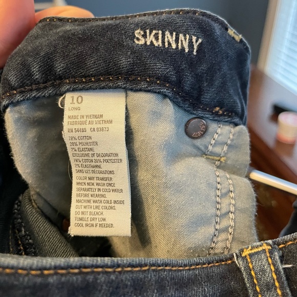 American Eagle Outfitters womens skinny jeans size 10 long - Picture 4 of 4